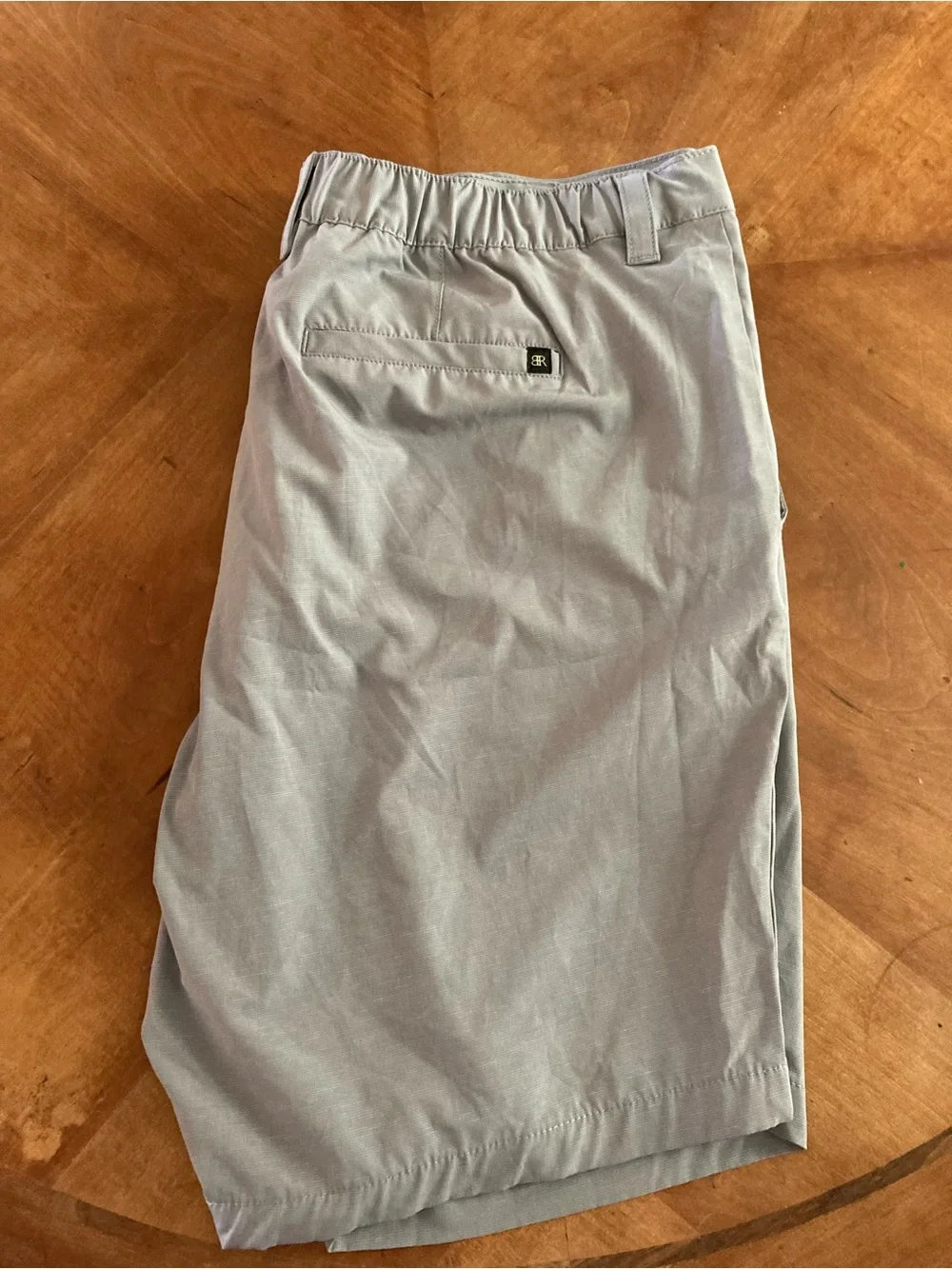 Banana Republic Light Gray Flat-Front Men's Shorts